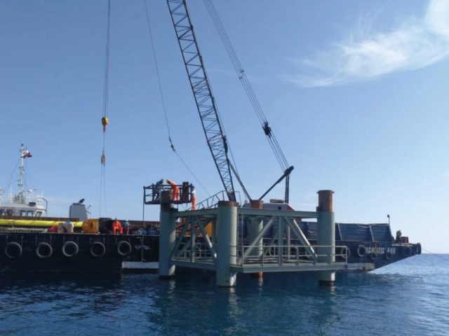 Vessel Discharge Offshore Platform, Dahabshiil Oil Storage Terminal, Berbera, Somaliland